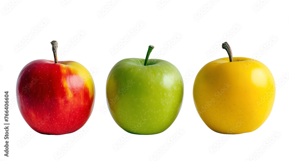 Apples isolated on a white background Apples isolated on a white background