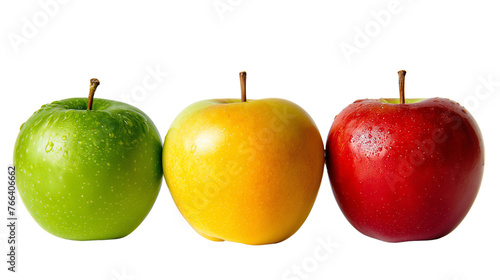 Wallpaper Mural Apples isolated on a white background Torontodigital.ca