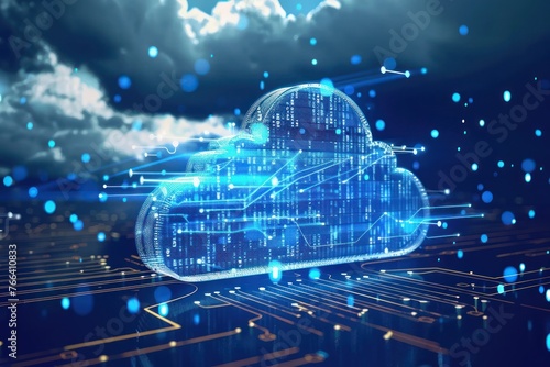 Cloud computing for digital storage and transfer big data on internet