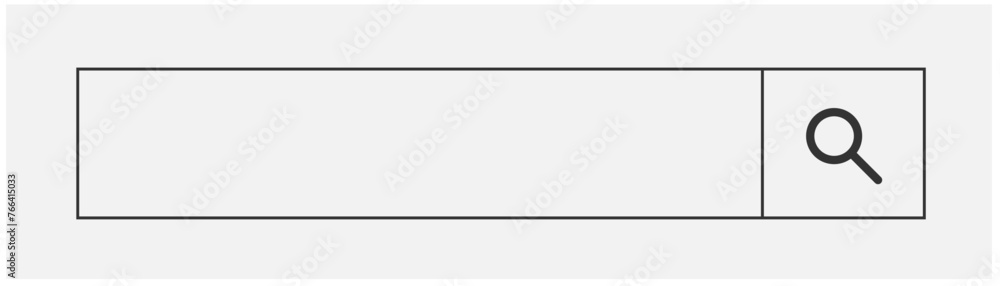 Simple search bar as part of user interface design. Vector illustration.
Simple search bar as part of user interface design. Vector illustration.