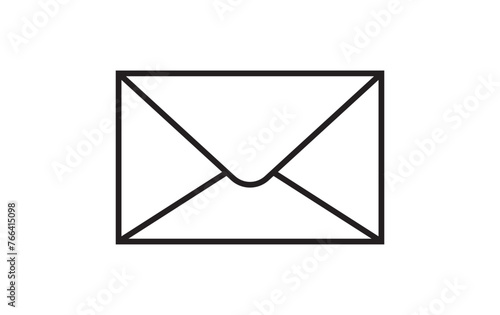 Mail icon set vector. email sign and symbol. E-mail icon. Envelope icon