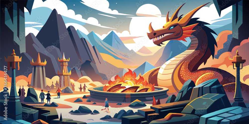Guardian of Riches: Unveiling the Secrets of the Ancient Dragon's Lair