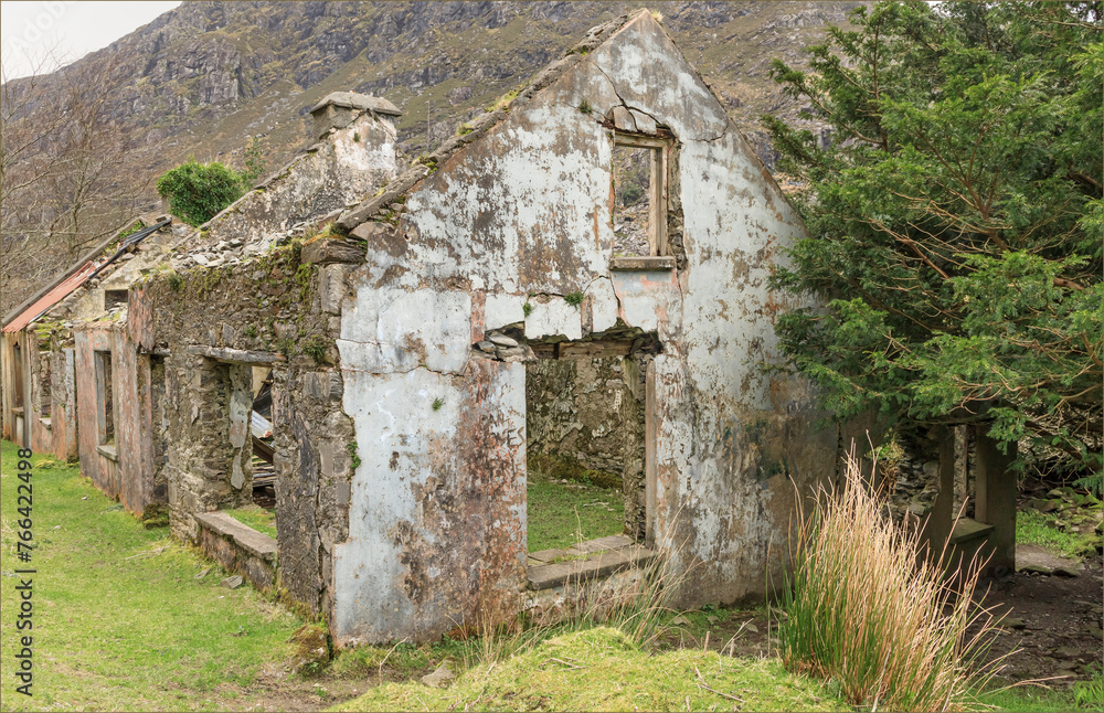 Derelict Irish house in the middle of nowhere