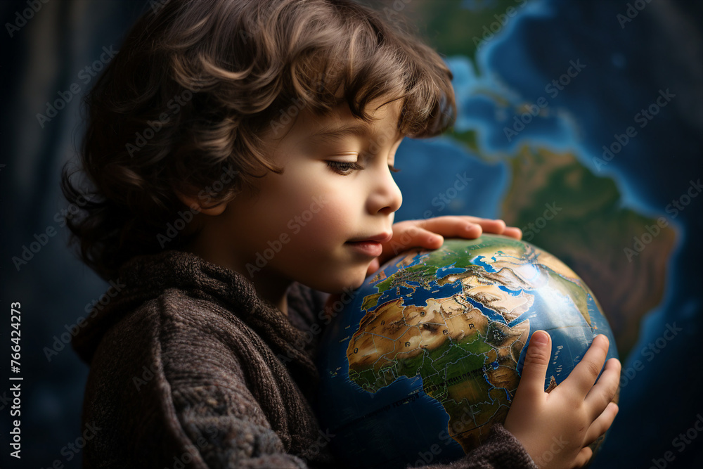 Celebration of Earth Day Generative AI picture green planet beautiful nature in danger AI pic Celebration of Earth Day Generative AI picture green planet beautiful nature in danger AI pic