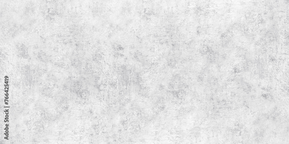 White washed shabby textured concrete wall. Whitewashed cement surface texture. Light grunge wide banner background - obrazy, fototapety, plakaty 