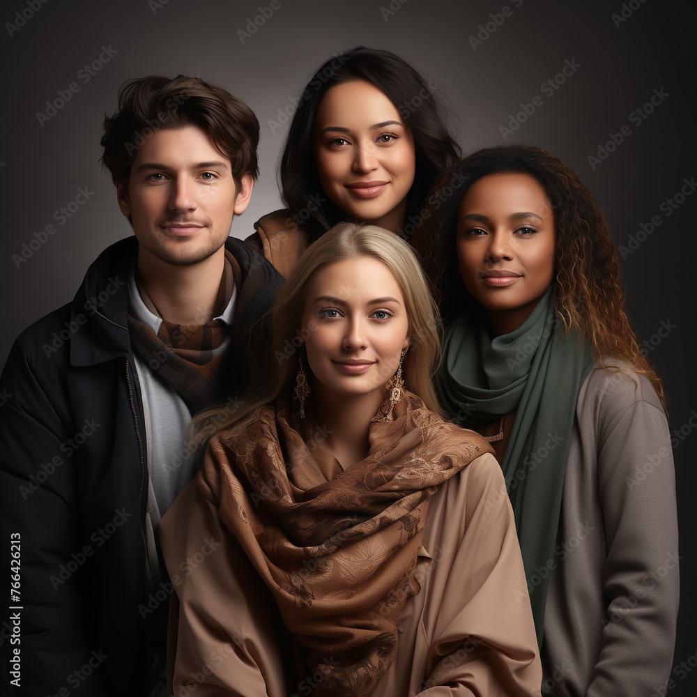 portrait of a group of people portrait of a group of people