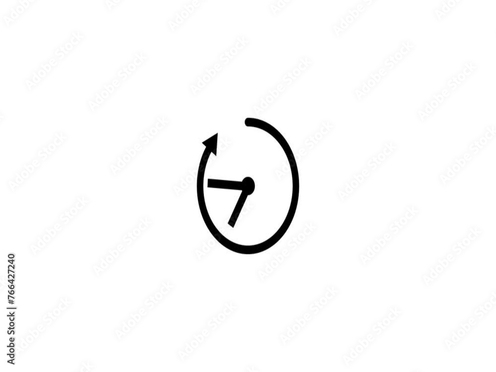 Abstract Clock Counting Down 24 Hour Day Fast Speed. Clock with moving arrows. Clock time lapse UHD 4K Animation. Animated in 12h loop. Wall Clock time lapse animation Abstract Clock Counting Down 24 Hour Day Fast Speed. Clock with moving arrows. Clock time lapse UHD 4K Animation. Animated in 12h loop. Wall Clock time lapse animation