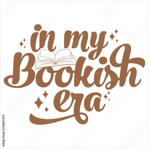 In My Bookish Era SVG | Book Lovers SVG | Book Club SVG | booktrovert svg | Reading svg | Book Reader svg, Librarian svg, trendy book svg