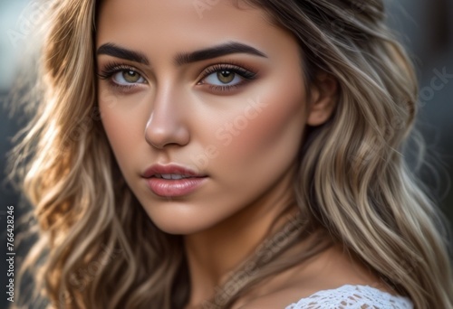 Wallpaper Mural A Portrait Of Breathtakingly Gorgeous, Exotic, Beautiful Woman. Torontodigital.ca