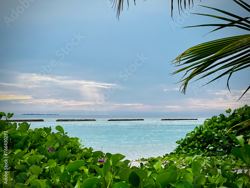 Beach on the Maldives
