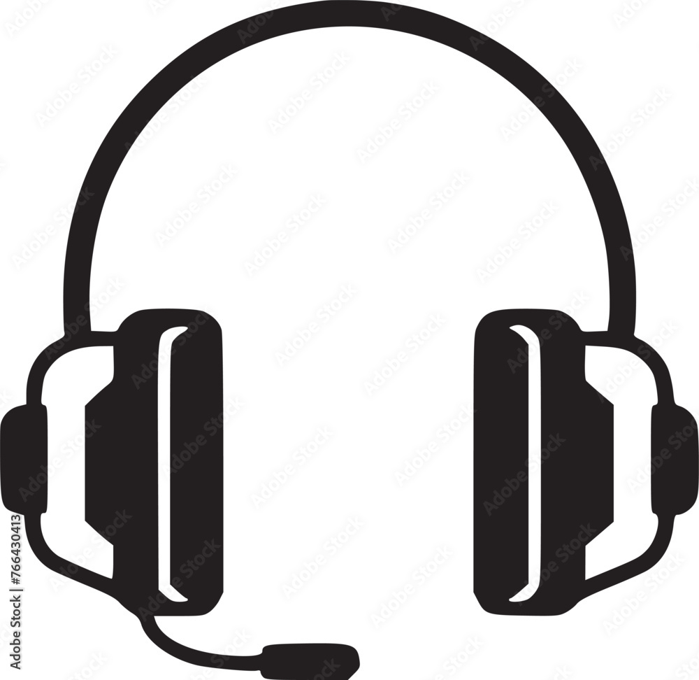 headband headphones vector icon
headband headphones vector icon