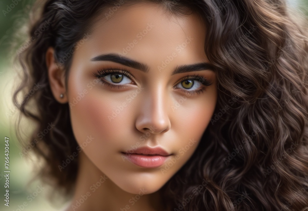 A Portrait Of Breathtakingly Gorgeous, Exotic, Beautiful Woman. A Portrait Of Breathtakingly Gorgeous, Exotic, Beautiful Woman.