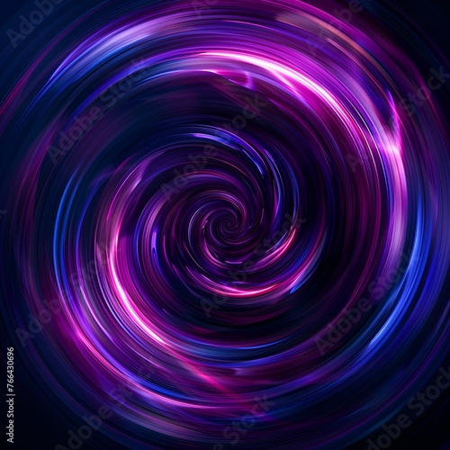 Swirling Wave Light Blur Illustration