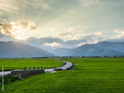 heaven road in Chishang, Taitung