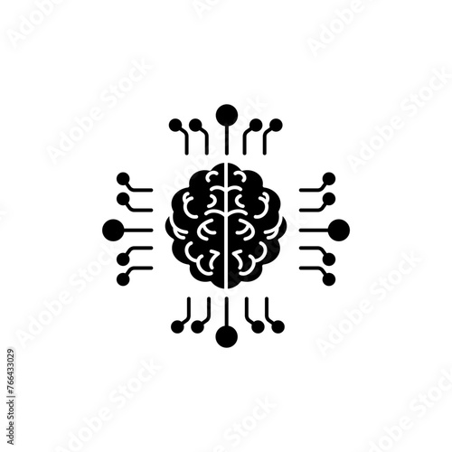 super intelligence concept line icon. Simple element illustration. super intelligence concept outline symbol design.