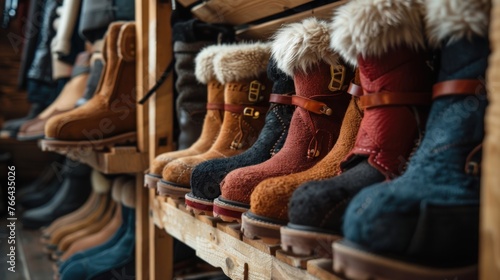 line of winter footwear that incorporates traditional craftsmanship © Alex