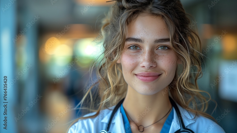 Smiling Young Female Doctor at Hospital Smiling Young Female Doctor at Hospital