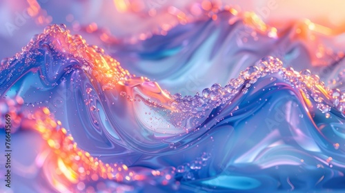 Fototapeta Naklejka Na Ścianę i Meble -  Abstract backgrounds inspired by natural elements, from swirling ocean waves to fiery sunsets