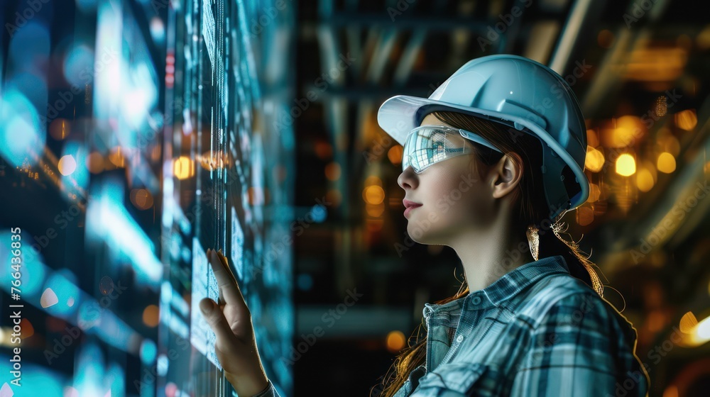 Portrait of a young engineer stand with a smile and cross your arms with confidence. Wears a yellow helmet Portrait of a young engineer stand with a smile and cross your arms with confidence. Wears a yellow helmet