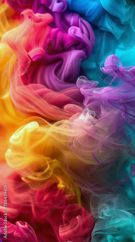 abstract smoke pride lgbtq+ background