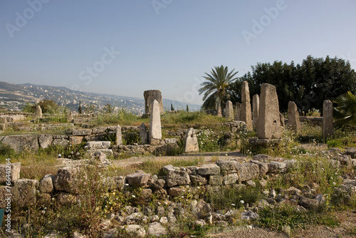 Lebanon ancient Byblos on a sunny spring day