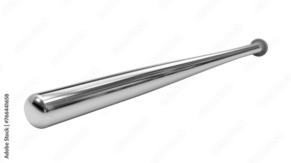 A metal handle gleams on a stark white background A metal handle gleams on a stark white background
