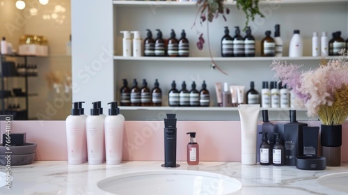 Design a salon service that offers personalized hair care rituals based on scalp and hair analysis, using 