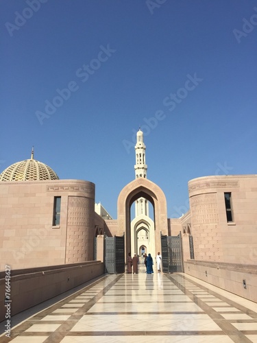 Sultane Qabus Mosque, Muscat, Oman photo