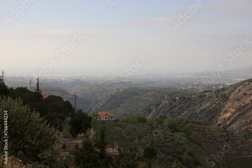 Lebanon mountain landscape on a sunny spring day © Iurii