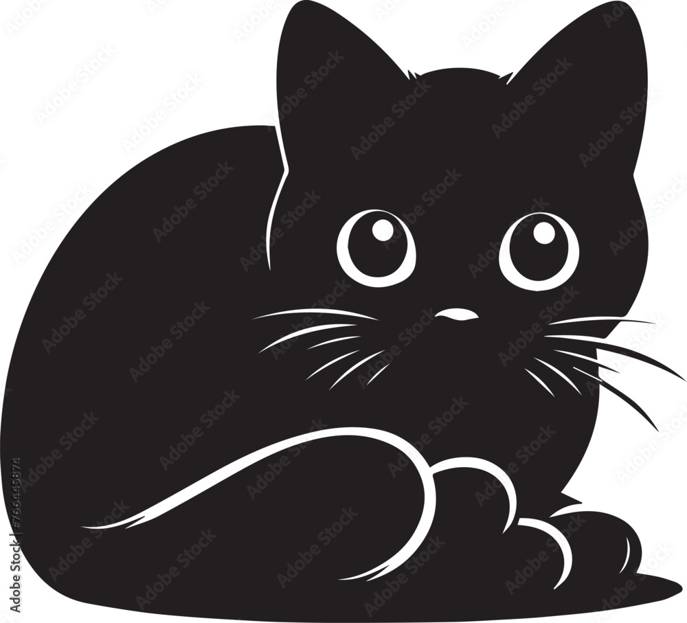 Cat Peaking Silhouettes Cat EPS Vector Cat Clipart Cat Peaking Silhouettes Cat EPS Vector Cat Clipart