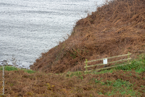  A view of Hundale Point on the East Yorkshire coastline with the North Sea