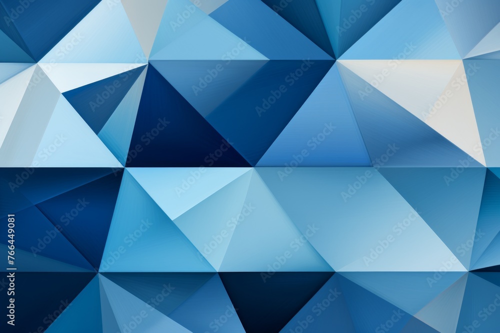 Blue and white geometric pattern Blue and white geometric pattern
