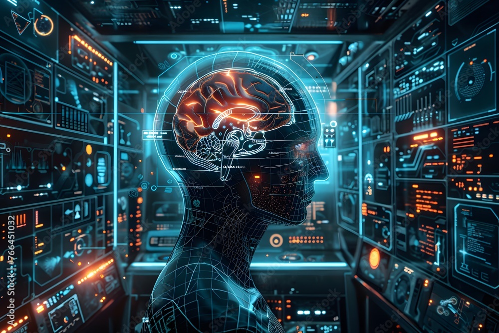 Artificial intelligence simulation graphics, artificial intelligence simulation graphics Artificial intelligence simulation graphics, artificial intelligence simulation graphics