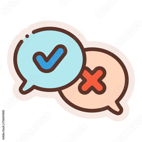 disagreement sticker