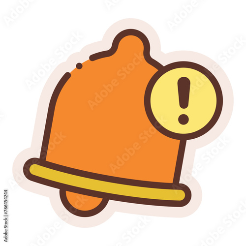 notification bell sticker