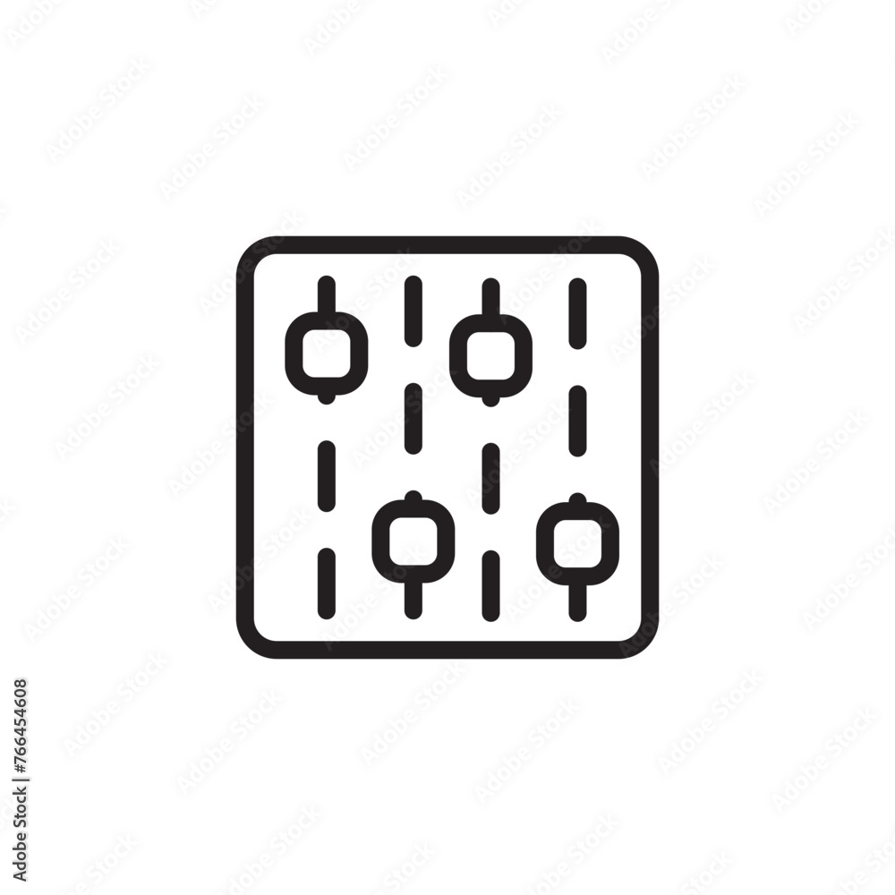 Instruments Music Sound Line Icon Instruments Music Sound Line Icon