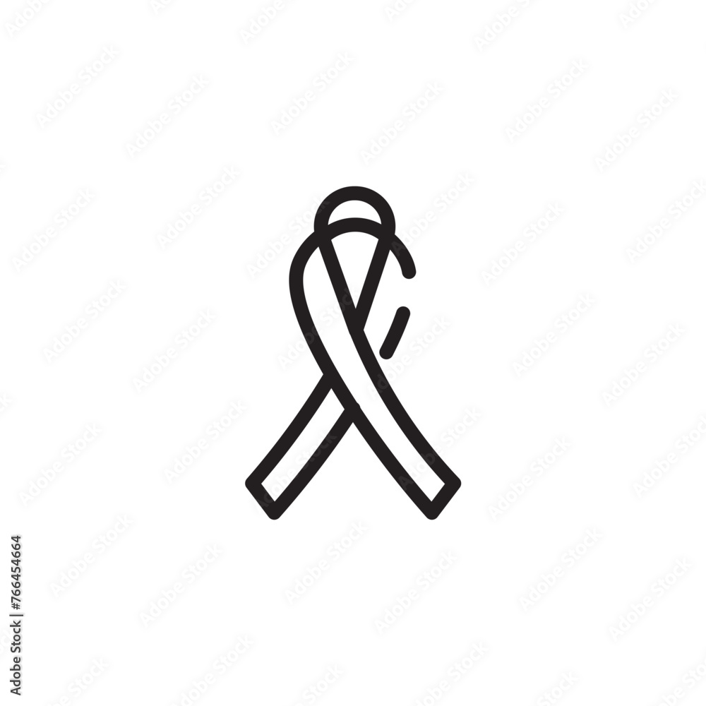 Badge Banner Fabric Line Icon Badge Banner Fabric Line Icon