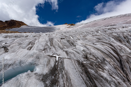 Beautiful Glacier of the Cayambe Volcano
