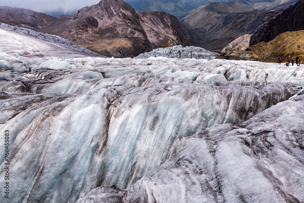 Obraz premium Beautiful Glacier of the Cayambe Volcano