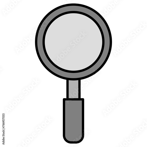 magnifying glass illustration