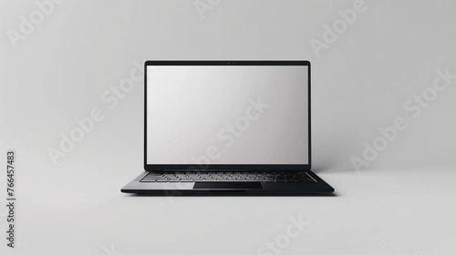 Grey background Laptop computer mockup, Wooden table with laptop white screen, blank laptop screen mockup,  Laptop with blank screen mockup, Laptop On The Desktop Mock Up, laptop on floor mockup, Ai 