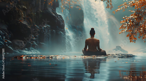  rejuvenation, spiritual journey, meditation in nature, inner peace, sun rays, mindfulness © Gita