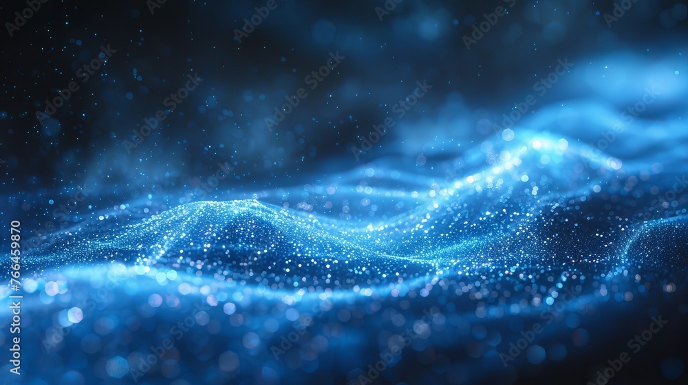 Optical fibers arranged on a blue backdrop. Optical fibers arranged on a blue backdrop.