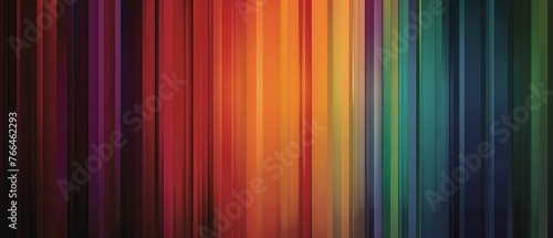 Elevate your designs with this vibrant abstract backdrop. Featuring vertical blurred lines in a multicolored gradient banner of red blue yellow green purple pink. For design, wallpaper, templates