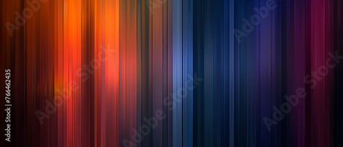 Elevate your creations with this vibrant abstract gradient. Vertical blurred lines blend harmoniously in an ultra wide red blue yellow green purple pink banner. Ideal for design, wallpaper, art