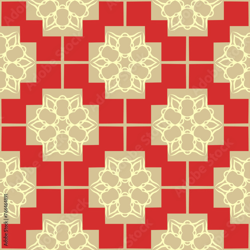 Vector ornamental seamless pattern. Background and wallpaper in classic style. Vector illustration can be used for backgrounds, motifs, textile, wallpapers, fabrics, gift wrapping, templates.