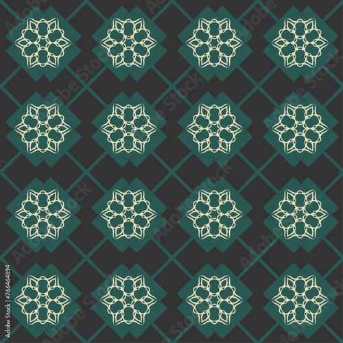 Vector ornamental seamless pattern. Background and wallpaper in classic style. Vector illustration can be used for backgrounds, motifs, textile, wallpapers, fabrics, gift wrapping, templates.