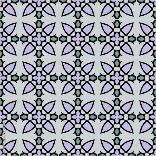 Vector ornamental seamless pattern. Background and wallpaper in classic style. Vector illustration can be used for backgrounds, motifs, textile, wallpapers, fabrics, gift wrapping, templates.