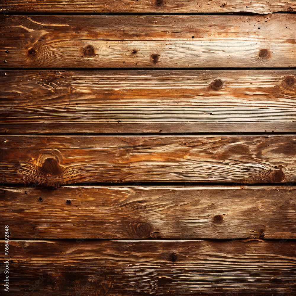 Naklejka premium Surface of old brown wood texture. Wooden background.