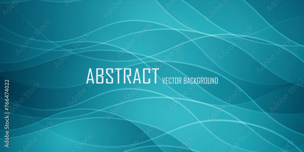 Blue abstract background with glowing wave lines. Elegant wavy layer of overlap. Modern textured design. Sleek and clean light blue banner template. Vector illustration Blue abstract background with glowing wave lines. Elegant wavy layer of overlap. Modern textured design. Sleek and clean light blue banner template. Vector illustration